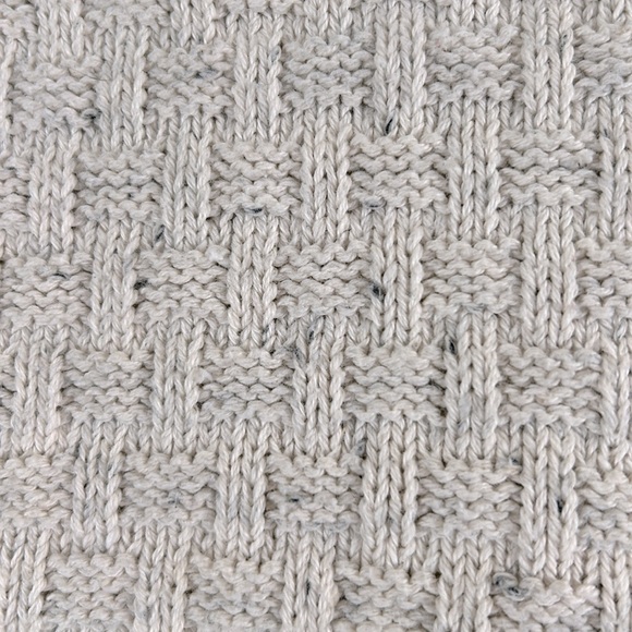 Vintage No Saints basket weave mock neck sweater size M/L - Picture 4 of 8